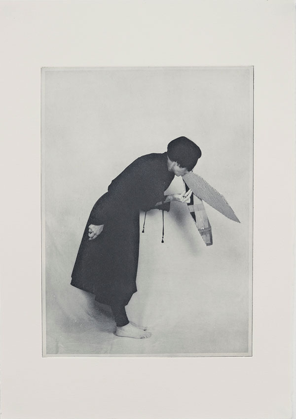 Carolyn Craig, Becoming Penquin, polymer etching from performance