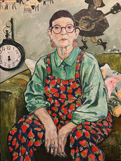 Finalist Craig Renneberg, Banjo Princess Jenny, acrylic on canvas