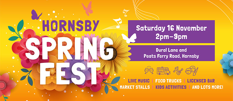 Hornsby Spring Fest graphic