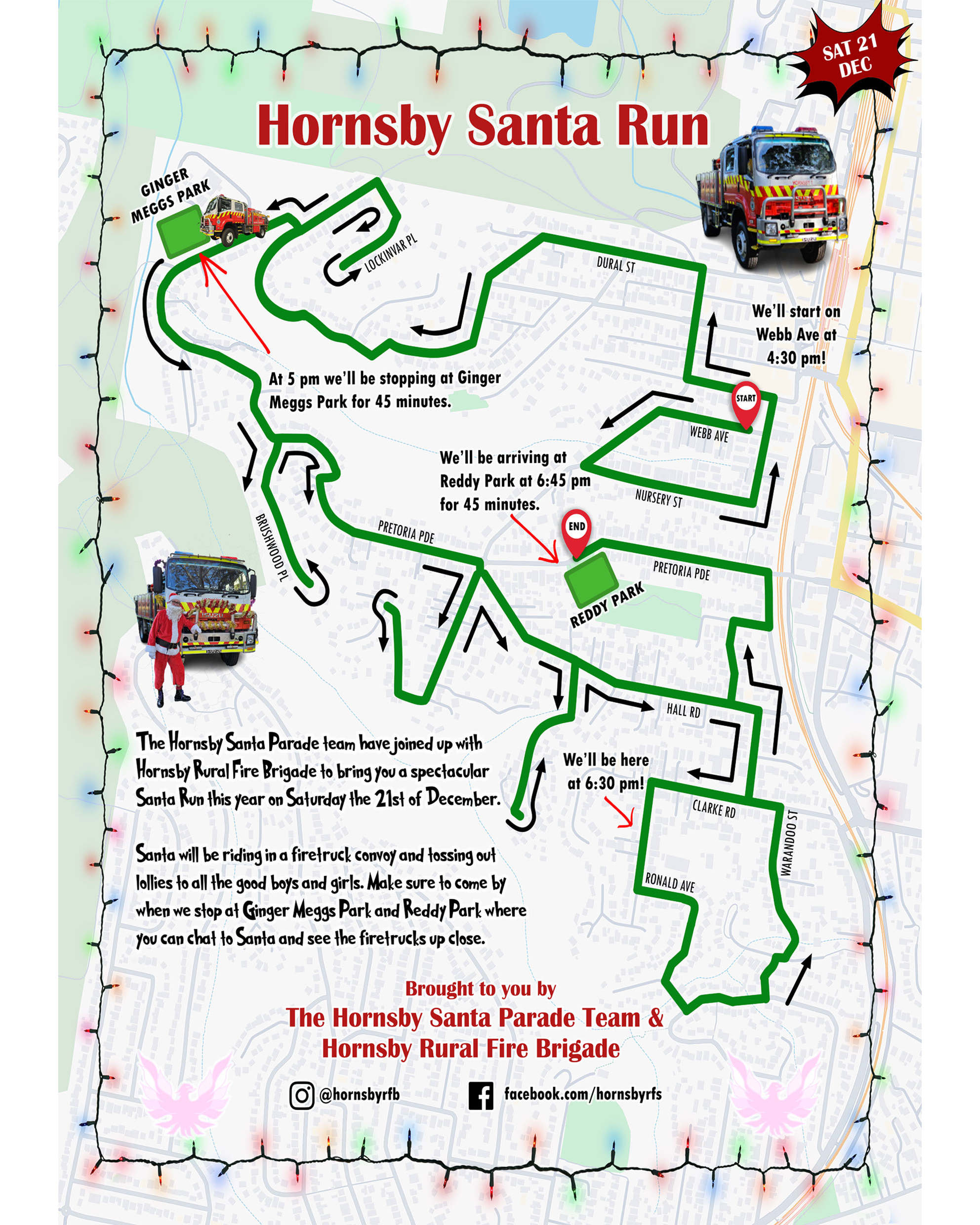 RFS Santa run - Hornsby