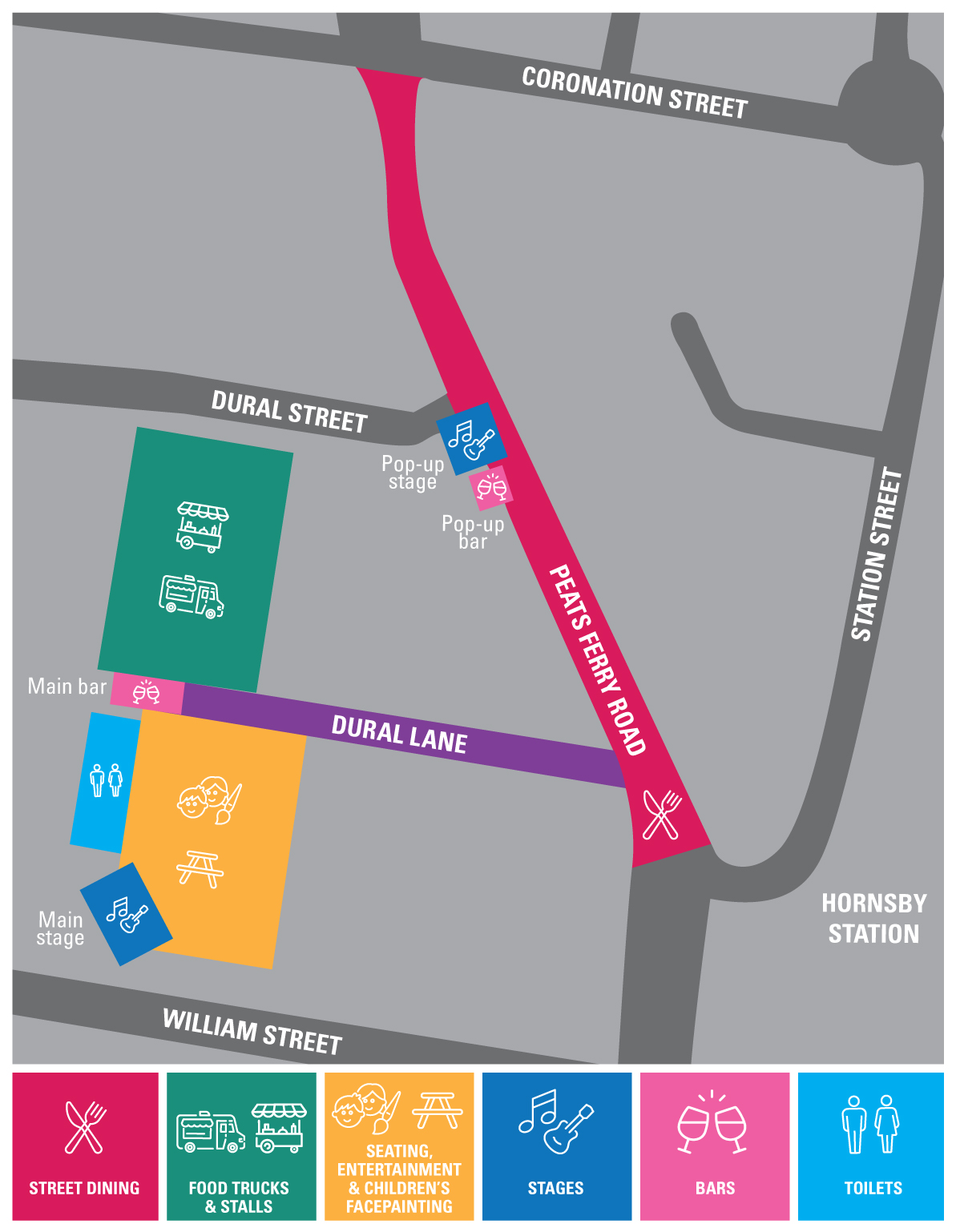 Spring Fest map