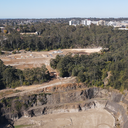 Hornsby Quarry aerial